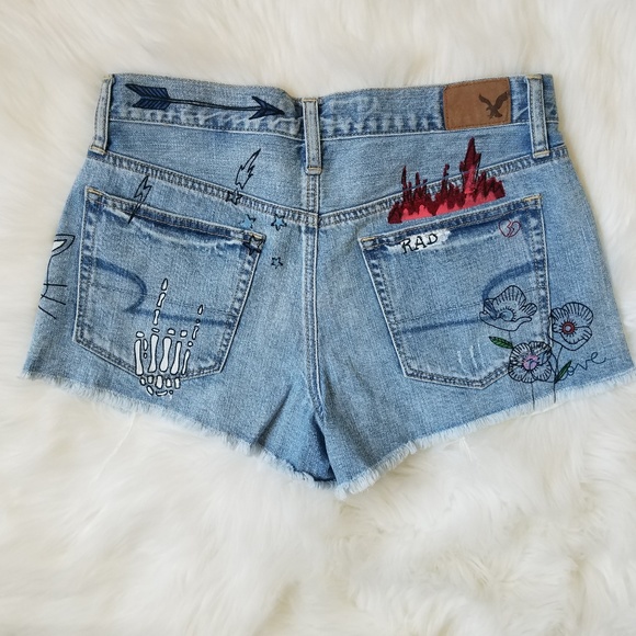 š¤SALE: price dropš¤AE Vintage Edition jean shorts - Picture 2 of 2
